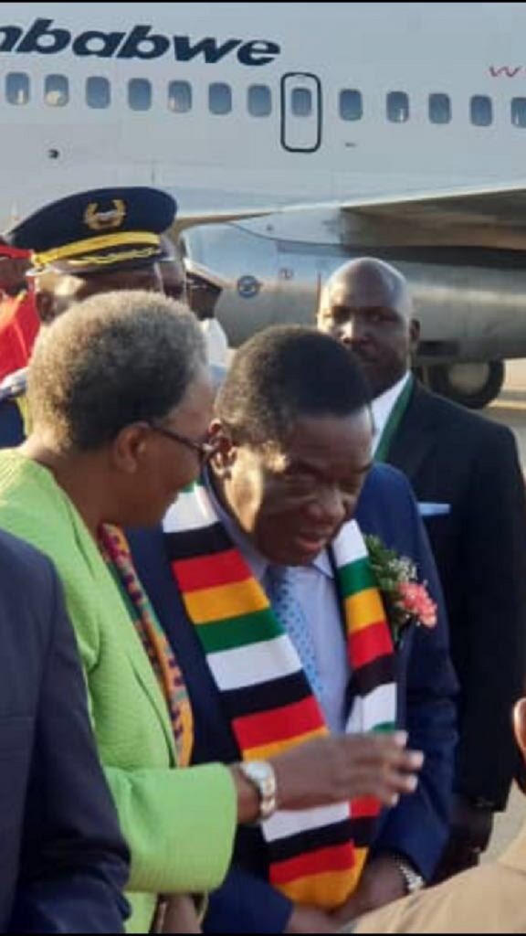 Mnangagwa already representing the new Zimbabwe!