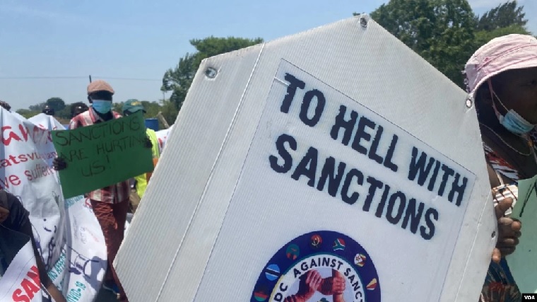 No, the United States have not lifted sanctions on Zimbabwe