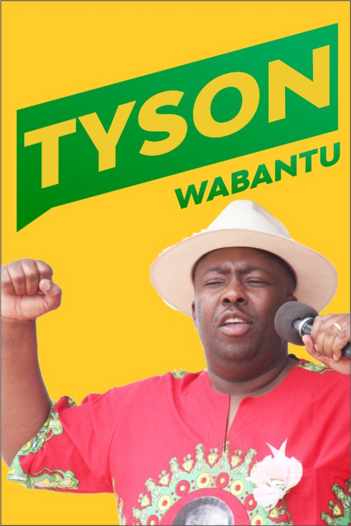 Are you aware that Tyson waBantu is actually a registered party?