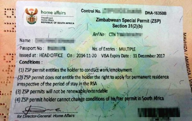 Watch: South Africa not renewing special permits for Zimbabweans- gives Zimbabweans 12 months to regularize their stay